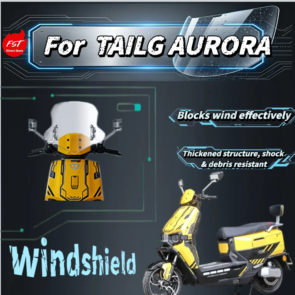 For Tailg Cangqiong E-Scooter Front Windscreen Glass, High Transparent Wind Deflector Shield, Modified Parts
For Tailg Cangqiong E-Scooter Front Windscreen Glass, High Transparent Wind Deflector Shield, Modified Parts
