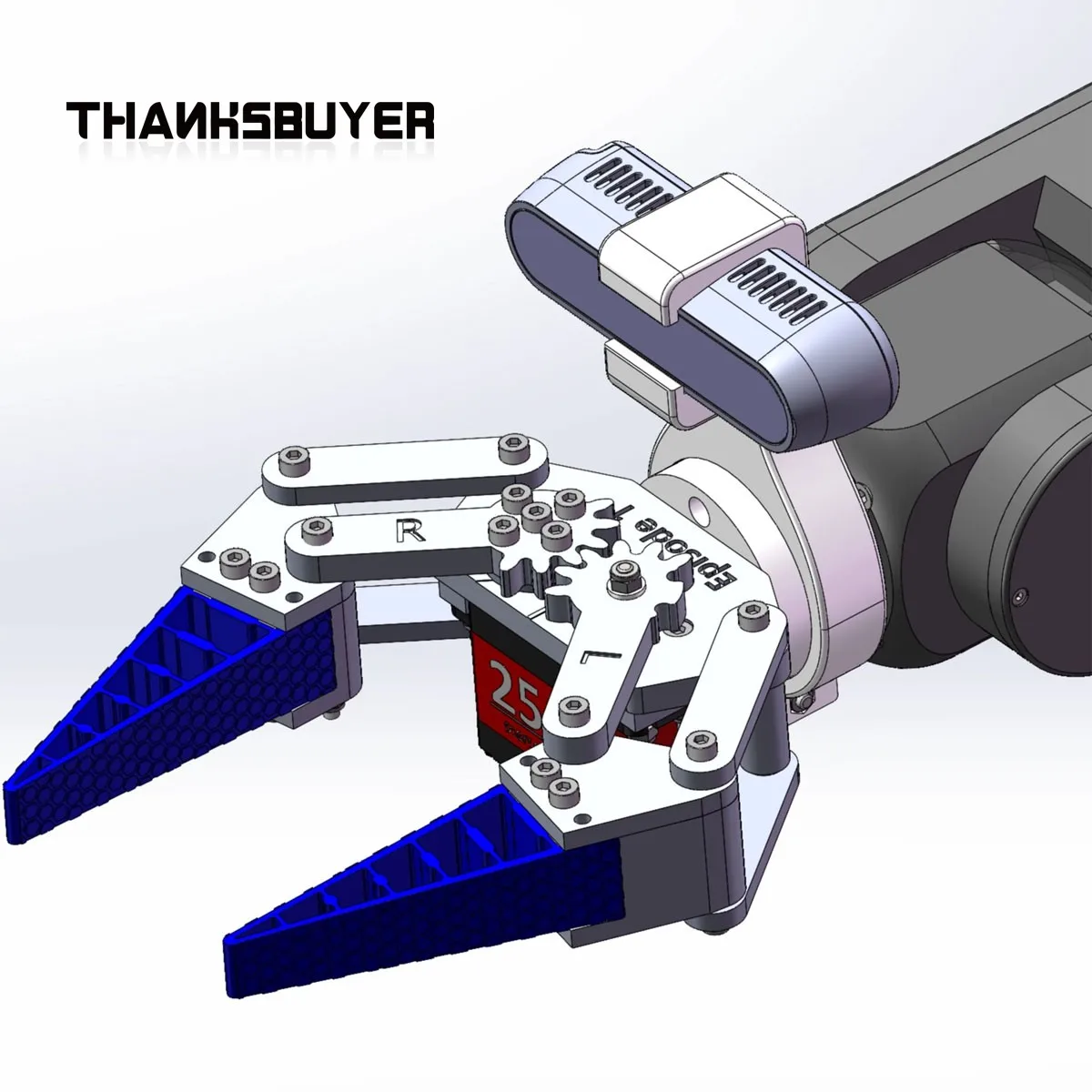 Gripper 2-IN-1 Vacuum Suction Cup Flexible Gripper VLA Embodied Intelligence for 6-Axis Mechanical Arm
Gripper 2-IN-1 Vacuum Suction Cup Flexible Gripper VLA Embodied Intelligence for 6-Axis Mechanical Arm