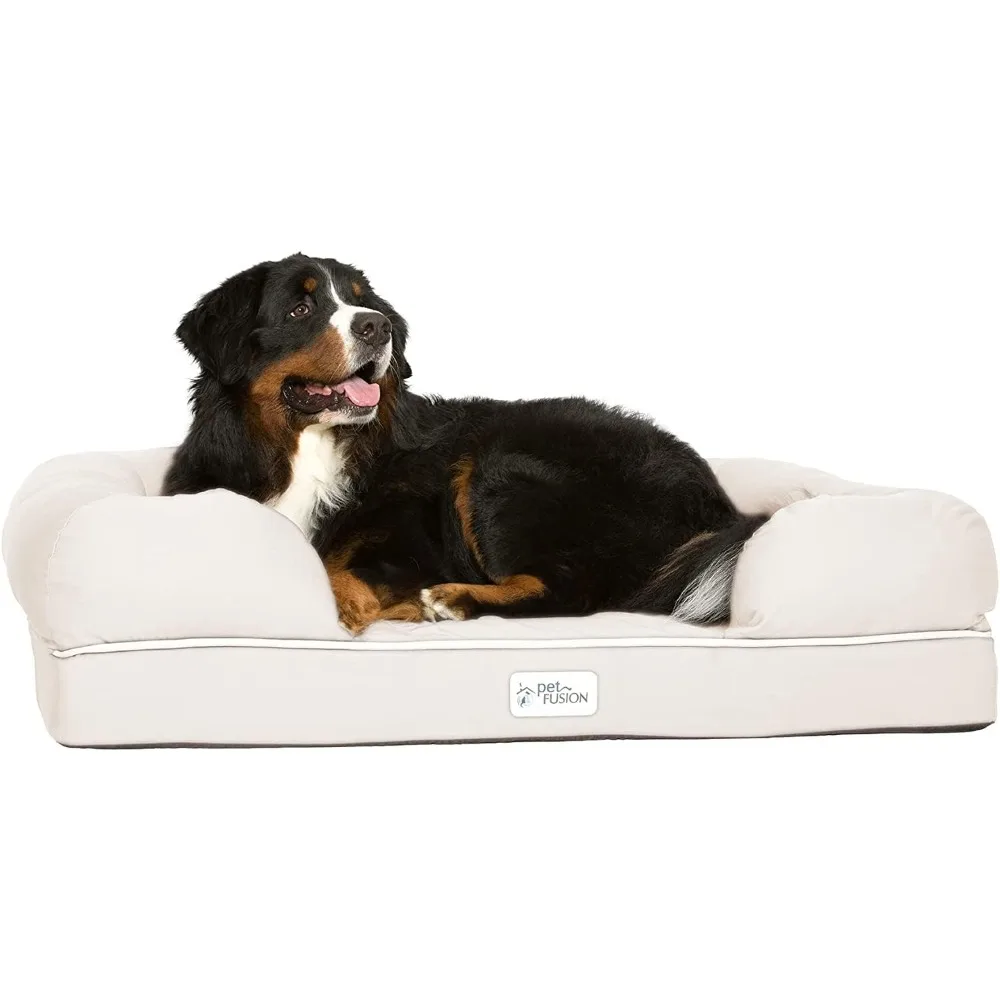 Extra Large Dog Bed w/ Solid 4" Memory Foam, Waterproof Liner, & YKK Premium Zippers. [Brown, 44x34x10" ), X-Large (44x34"), Sa
Extra Large Dog Bed w/ Solid 4" Memory Foam, Waterproof Liner, & YKK Premium Zippers. [Brown, 44x34x10" ), X-Large (44x34"), Sa