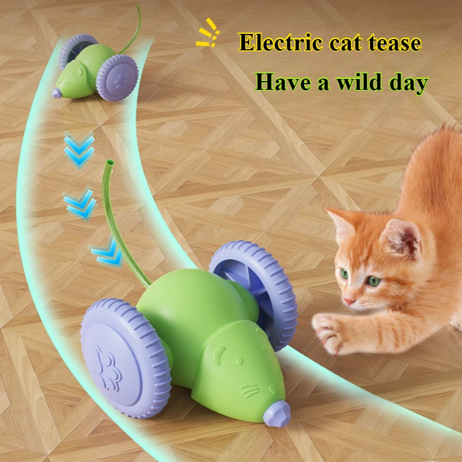 New Rechargeable Electric Mouse Cat Toy, Automatic Cat Toy with light, USB Charging, Durable Safe Boredom Relief for Indoor Cats
New Rechargeable Electric Mouse Cat Toy, Automatic Cat Toy with light, USB Charging, Durable Safe Boredom Relief for Indoor Cats