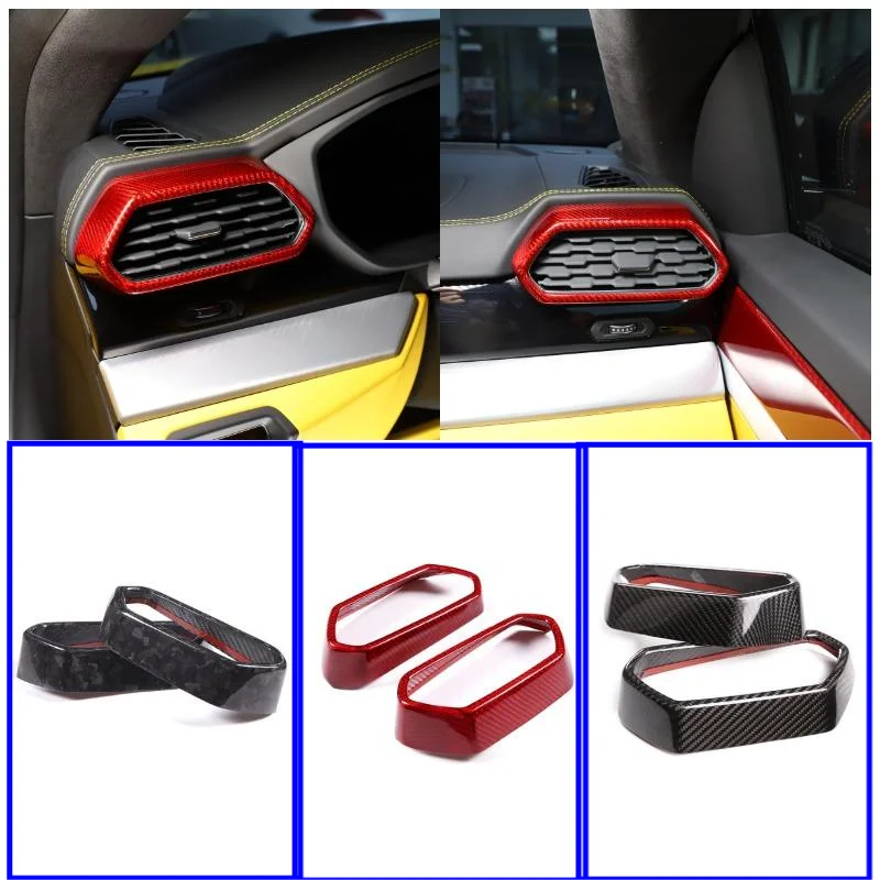 For 2018-21 Lamborghini URUS Auto Parts Modified Decorative Instrument Panel Side Air Outlet Vent Frame Trim Carbon Fiber Cover
For 2018-21 Lamborghini URUS Auto Parts Modified Decorative Instrument Panel Side Air Outlet Vent Frame Trim Carbon Fiber Cover