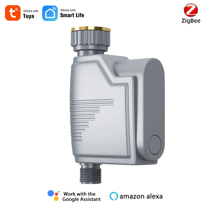 Zigbee Water Timer,Smart Drip Sprinkler,Automatic Irrigation,Water System Controller,Programmable Water Timer for Garden Hose
Zigbee Water Timer,Smart Drip Sprinkler,Automatic Irrigation,Water System Controller,Programmable Water Timer for Garden Hose