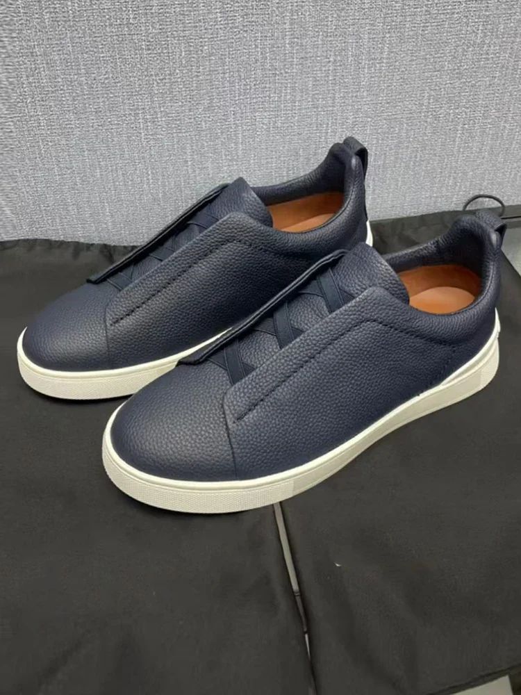 Spring Summer Fashion Outdoors Daily Casual Flat Bottom Shoes Man's Round Toe High Quality Genuine Leather Low-cut Lace-Up Shoes
Spring Summer Fashion Outdoors Daily Casual Flat Bottom Shoes Man's Round Toe High Quality Genuine Leather Low-cut Lace-Up Shoes
