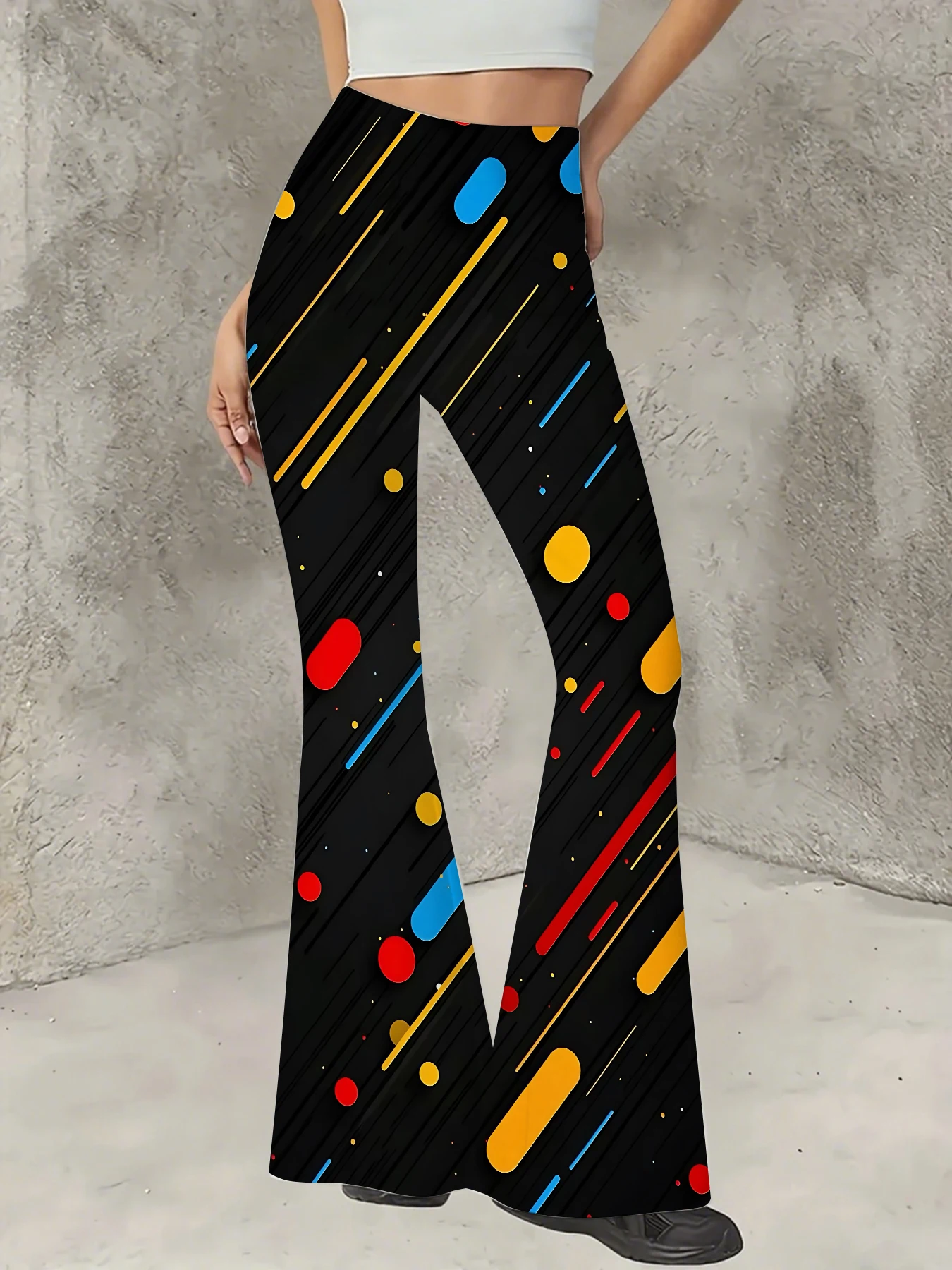 Women's All-Over Print Flared Leggings Stretchy High Waist Bell Bottom Pants
Women's All-Over Print Flared Leggings Stretchy High Waist Bell Bottom Pants