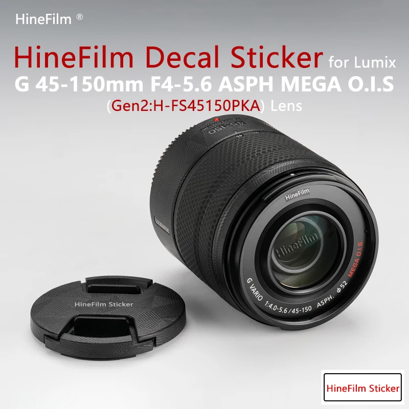 Hinefilm Skin for Lumix G45-150 Gen2 Lens Decal Skin for Panasonic 45-150mm f/4-5.6 MEGA O.I.S Lens Wrap Cover 45 150 Sticker
Hinefilm Skin for Lumix G45-150 Gen2 Lens Decal Skin for Panasonic 45-150mm f/4-5.6 MEGA O.I.S Lens Wrap Cover 45 150 Sticker