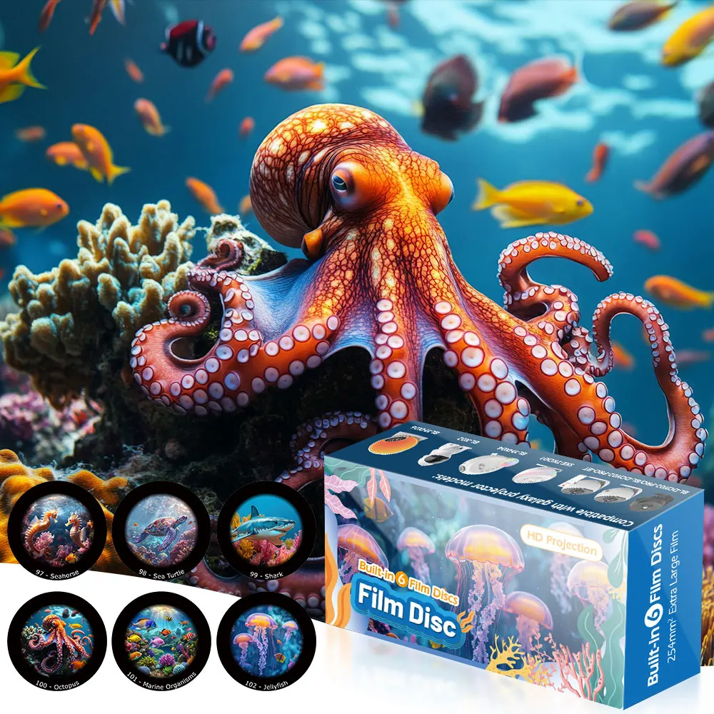 4K Galaxy Projector Lamp Disc HD Star Projector Night Disc Planetarium Projector - 6 Pcs Animal Series (Projector Not Included)
4K Galaxy Projector Lamp Disc HD Star Projector Night Disc Planetarium Projector - 6 Pcs Animal Series (Projector Not Included)