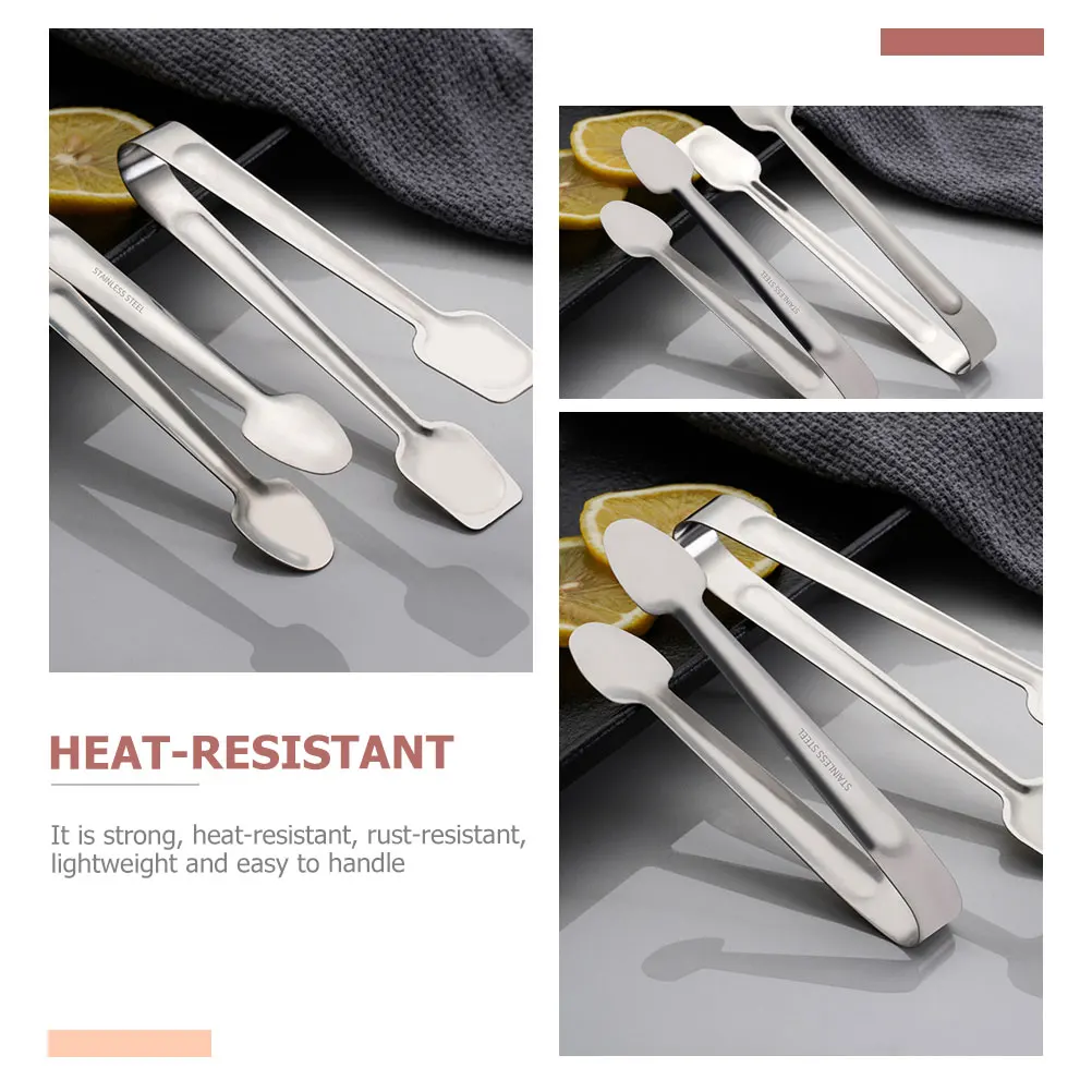 4Pcs Stainless Steel Steak Tongs Ergonomic Handle Outdoor Bbq Accessory Portable Grill Tong for Steaks Fruits Vegetables
4Pcs Stainless Steel Steak Tongs Ergonomic Handle Outdoor Bbq Accessory Portable Grill Tong for Steaks Fruits Vegetables