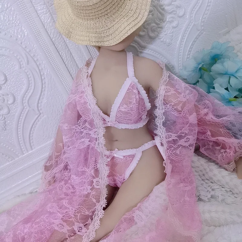 Handmade 68cm-100cm Entity Silicone Doll Lace Briefs Bra Robe Fashion Sexy Soft Colorfast Lingerie Stockings Doll Clothes
Handmade 68cm-100cm Entity Silicone Doll Lace Briefs Bra Robe Fashion Sexy Soft Colorfast Lingerie Stockings Doll Clothes