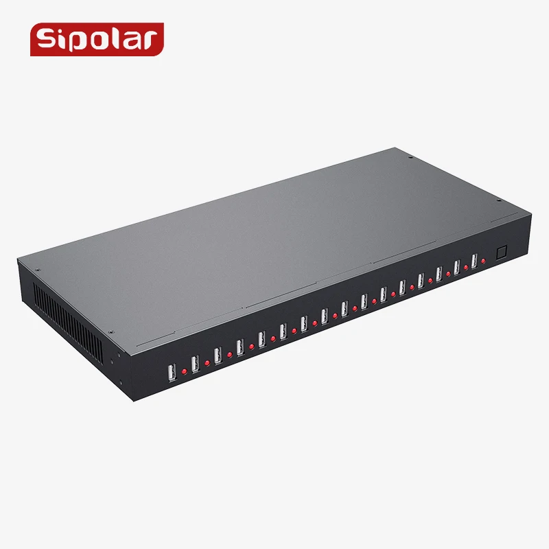 A-165 Sipolar 16 Port USB 2.0 Data Sync Transfer And USB charger hub USB Splitter charging station Built In 5V 40A Power Adapter
A-165 Sipolar 16 Port USB 2.0 Data Sync Transfer And USB charger hub USB Splitter charging station Built In 5V 40A Power Adapter