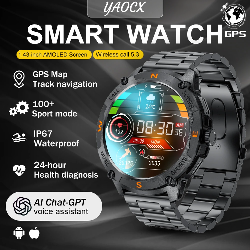 Новые уличные умные часы, 5, система спутникового позиционирования, вращающаяся корона, 100 + спортивные режимы, пульс, сон, беспроводной звонок, умные часы
Новые уличные умные часы, 5, система спутникового позиционирования, вращающаяся корона, 100 + спортивные режимы, пульс, сон, беспроводной звонок, умные часы