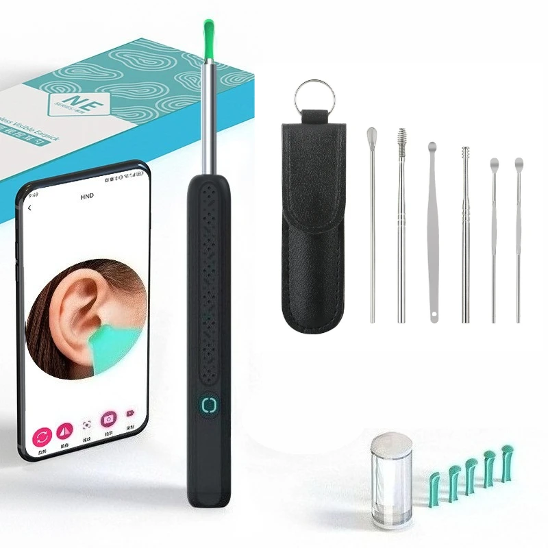 4.2MM Visual Ear Scope 1080P HD Otoscope Endoscope Ear Cleaner with Camera for iPhone/Android Ear Wax Removal Kit for Cleaning
4.2MM Visual Ear Scope 1080P HD Otoscope Endoscope Ear Cleaner with Camera for iPhone/Android Ear Wax Removal Kit for Cleaning