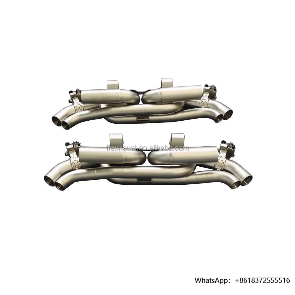 Stainless Steel Exhaust for Porsche 911 992 3.0T Carrera 4S Exhaust Valve Control Exhaust System
Stainless Steel Exhaust for Porsche 911 992 3.0T Carrera 4S Exhaust Valve Control Exhaust System