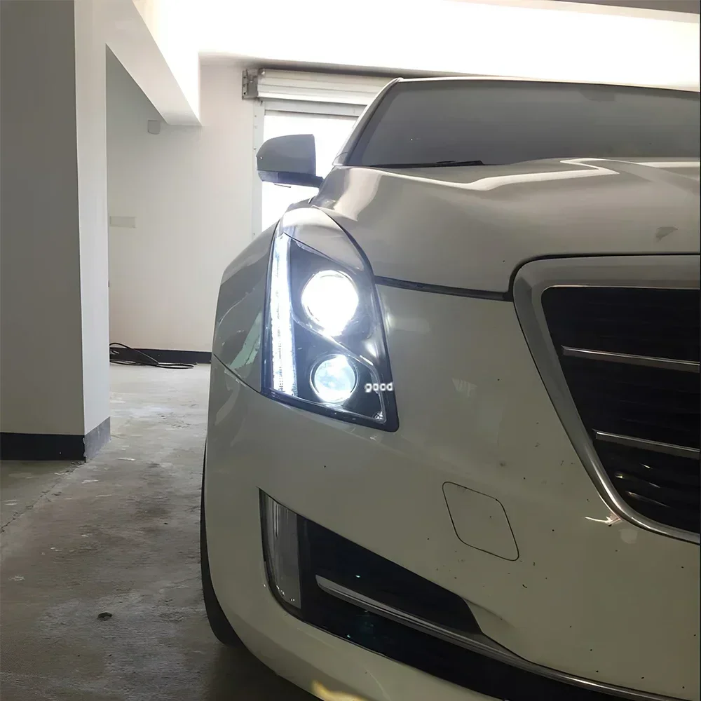 Для Cadillac ATS ATS-L 2014-2018 светодиодные передние фонари автомобиля в сборе, обновленный объектив проектора, динамический Стайлинг, аксессуары для автомобильных фар
Для Cadillac ATS ATS-L 2014-2018 светодиодные передние фонари автомобиля в сборе, обновленный объектив проектора, динамический Стайлинг, аксессуары для автомобильных фар