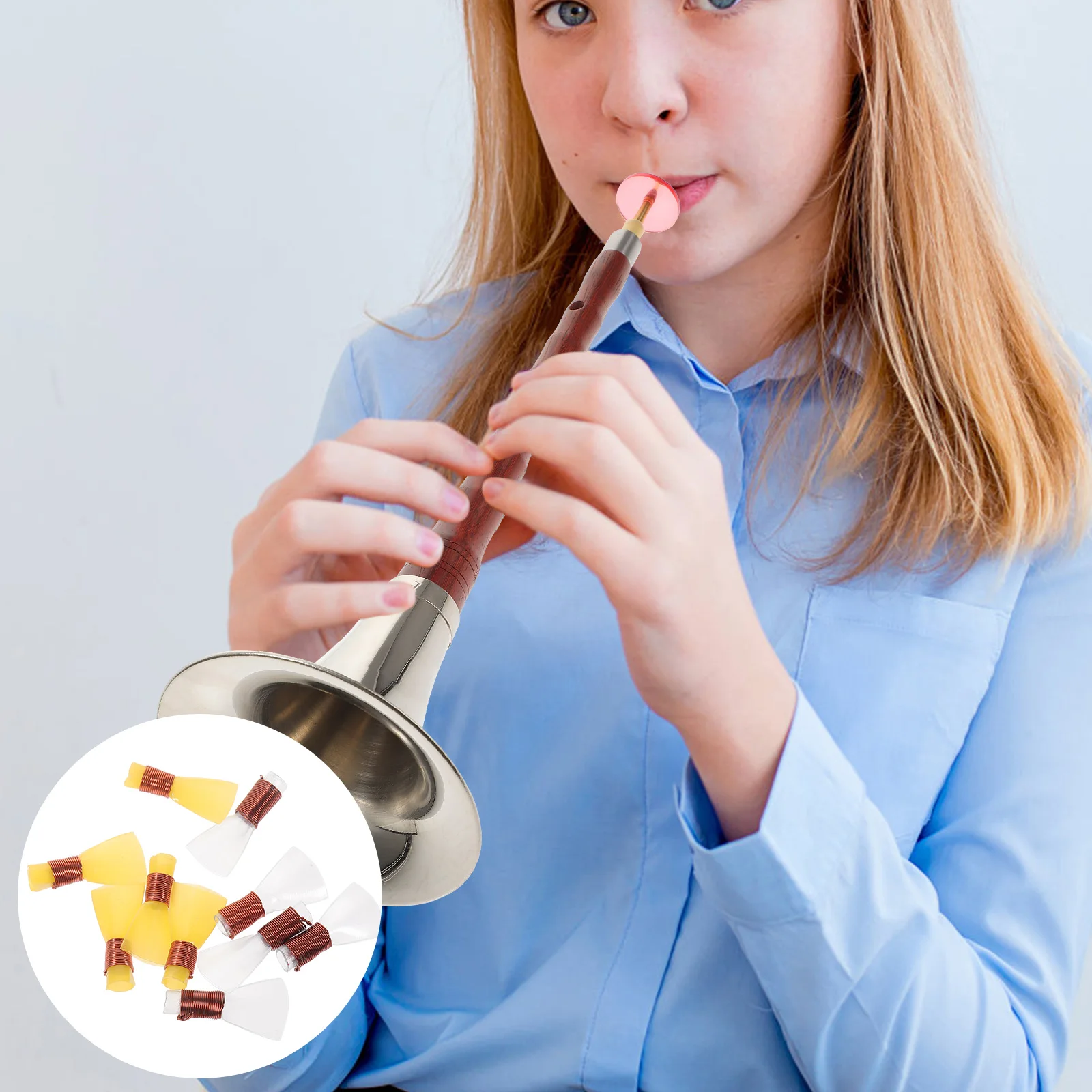 10pcs Reed Mouthpiece Instrument Accessories Trumpet Creative Suona Reeds Flute Parts Replacement
10pcs Reed Mouthpiece Instrument Accessories Trumpet Creative Suona Reeds Flute Parts Replacement