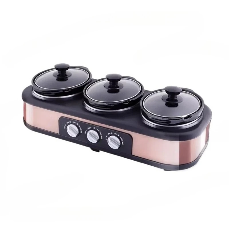 Nostalgia full-automatic soup stew three head pot casserole stew pig feet stew Congee gift for women in confinement
Nostalgia full-automatic soup stew three head pot casserole stew pig feet stew Congee gift for women in confinement