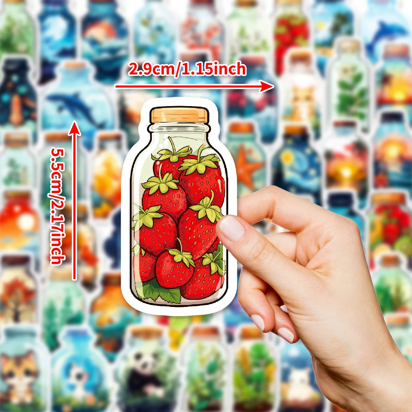 10/50PCS Funny World in a Bottle Stickers Animal Plant Cartoon Sticker DIY Decoration Fridge Laptop Guitar Bike Decals Kids Toys
10/50PCS Funny World in a Bottle Stickers Animal Plant Cartoon Sticker DIY Decoration Fridge Laptop Guitar Bike Decals Kids Toys