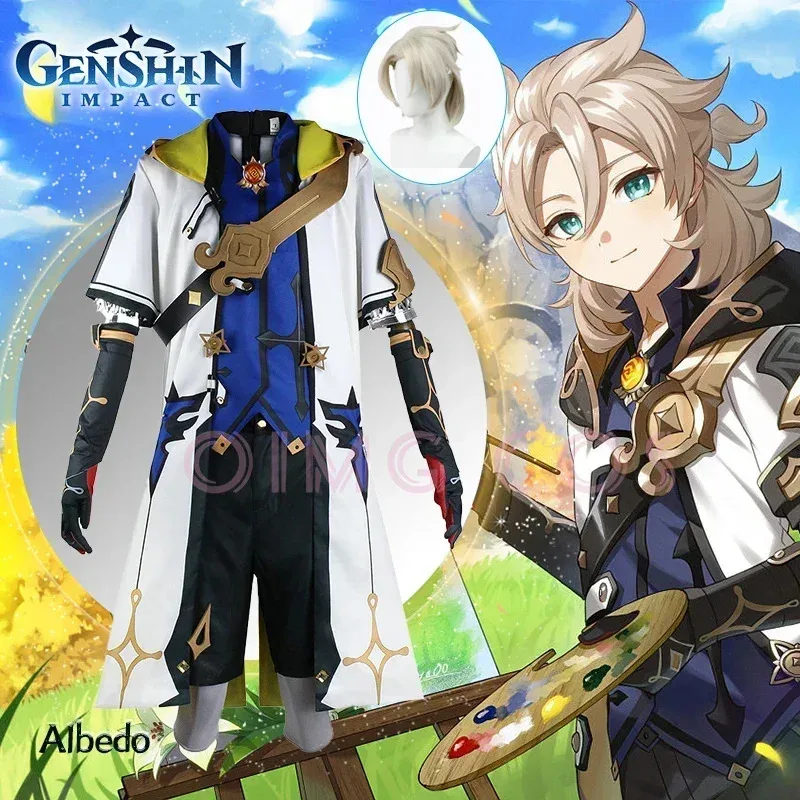 Genshin Impact Albedo Косплей Костюм для взрослых Карнавальная форма Парик Аниме Костюмы для Хэллоуина Маскарад Женская игра
Genshin Impact Albedo Косплей Костюм для взрослых Карнавальная форма Парик Аниме Костюмы для Хэллоуина Маскарад Женская игра