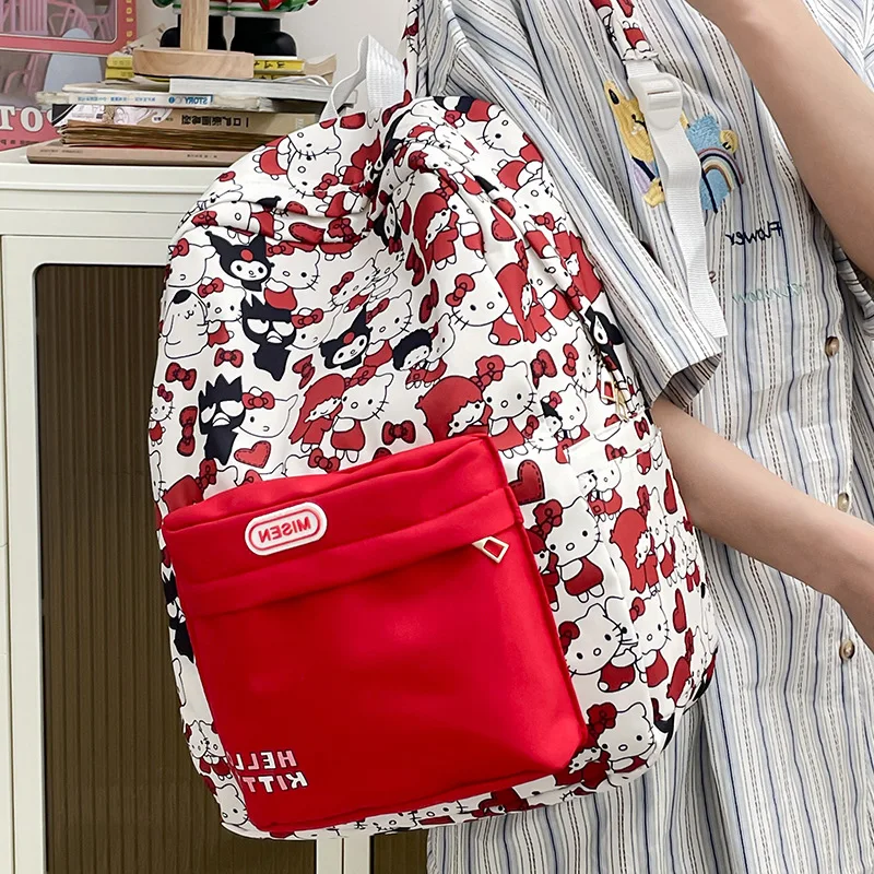 New Sanrio Hello Kitty Fashion Backpack Student School Backpack Girl Outdoor Travel Large Capacity Waterproof Backpack Gifts
New Sanrio Hello Kitty Fashion Backpack Student School Backpack Girl Outdoor Travel Large Capacity Waterproof Backpack Gifts