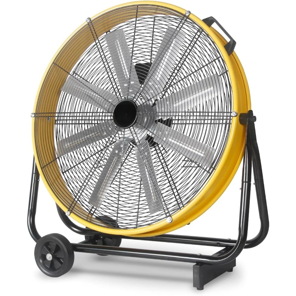 24 Inch Industrial Floor Fan, 3-Speed High Velocity Shop Fan with 8 Blades, Heavy Duty Drum Fan, 9500 CFM Outdoor Metal Fans
24 Inch Industrial Floor Fan, 3-Speed High Velocity Shop Fan with 8 Blades, Heavy Duty Drum Fan, 9500 CFM Outdoor Metal Fans
