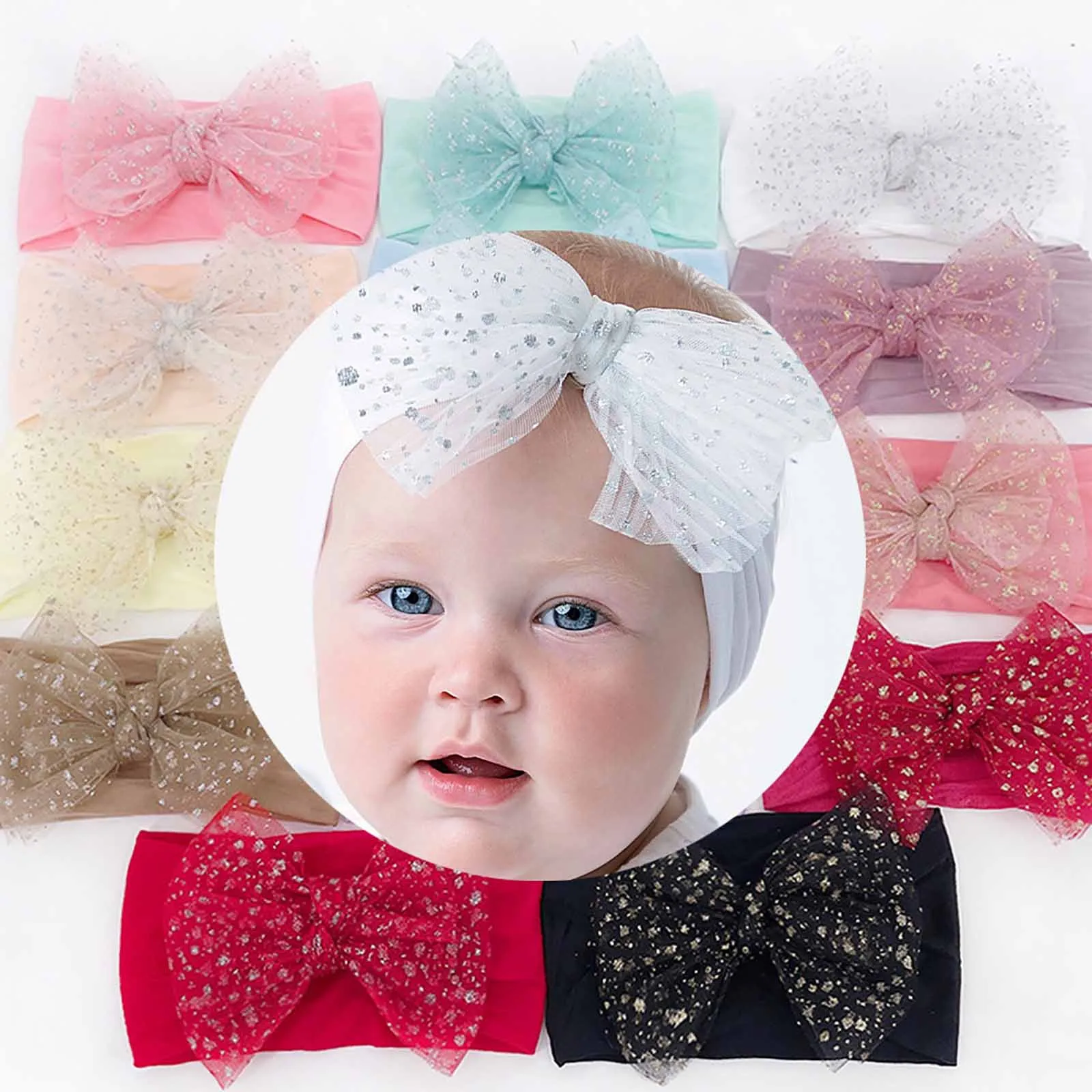 Wrap Headband Super Stretchy Soft Knot Baby Girl Headbands with Hair Bows Head Wrap For Newborn Stretchy Wide Headbands Women
Wrap Headband Super Stretchy Soft Knot Baby Girl Headbands with Hair Bows Head Wrap For Newborn Stretchy Wide Headbands Women