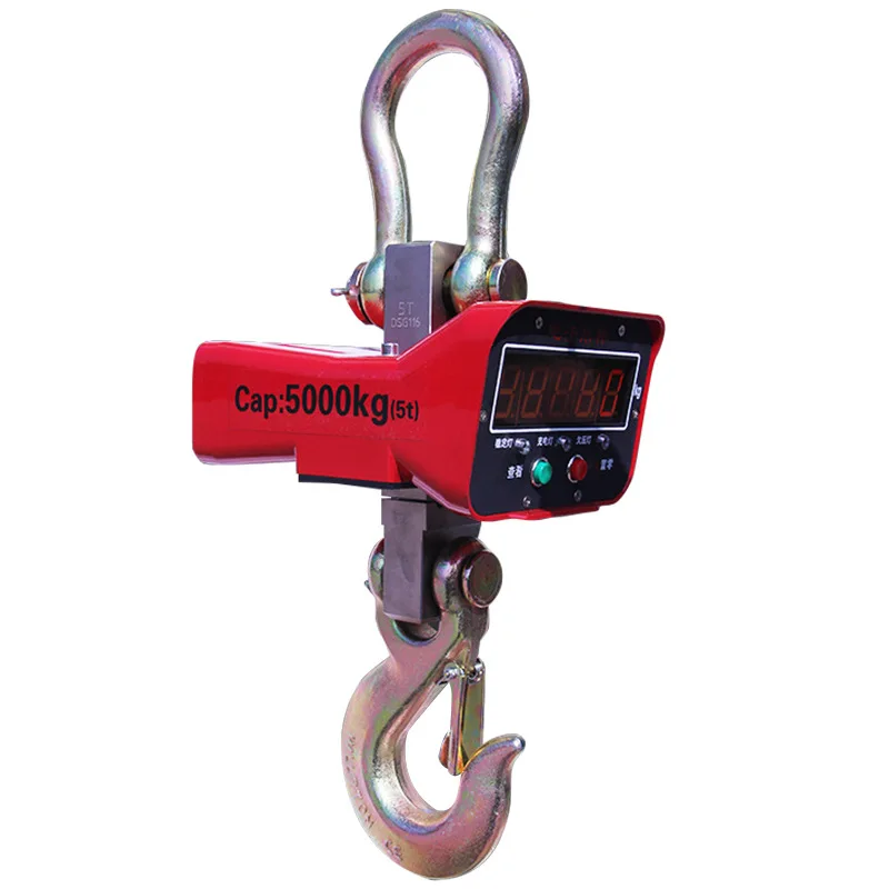 Digital Crane Scale 5T Wireless Remote Control Portable Hanging Scale Industrial Weighing Aluminum Shell LCD Display
Digital Crane Scale 5T Wireless Remote Control Portable Hanging Scale Industrial Weighing Aluminum Shell LCD Display