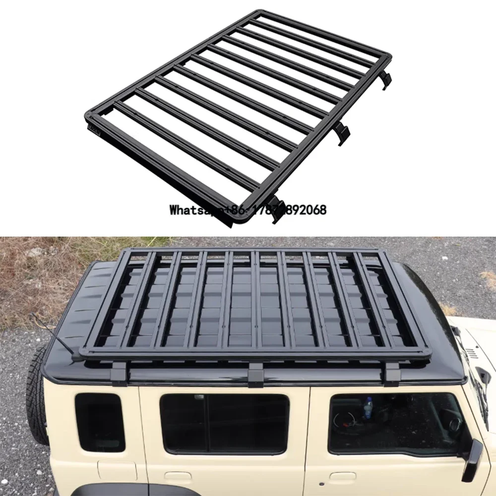 JMN148 Aluminum Alloy Luggage Rack Roof Rack for for Jimny 2023-2026 JB64/JB74 5 DOOR
JMN148 Aluminum Alloy Luggage Rack Roof Rack for for Jimny 2023-2026 JB64/JB74 5 DOOR