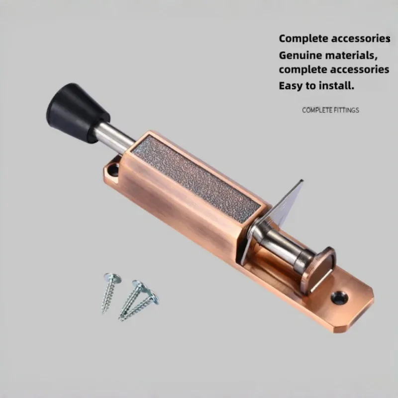 Telescopic Metal Door Stopper: Foot Brake Wedge with Wall Protector, Home Hardware Kickdown Tool for Bathrooms
Telescopic Metal Door Stopper: Foot Brake Wedge with Wall Protector, Home Hardware Kickdown Tool for Bathrooms