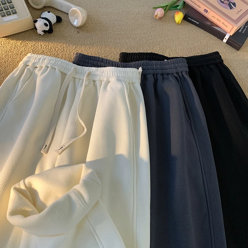 Men's Fce Lined Casual Sports Pants Thi Warm Winter Straight Leg Sweatpants American Sle Loose Fit Anti-Wrinkle
Men's Fce Lined Casual Sports Pants Thi Warm Winter Straight Leg Sweatpants American Sle Loose Fit Anti-Wrinkle