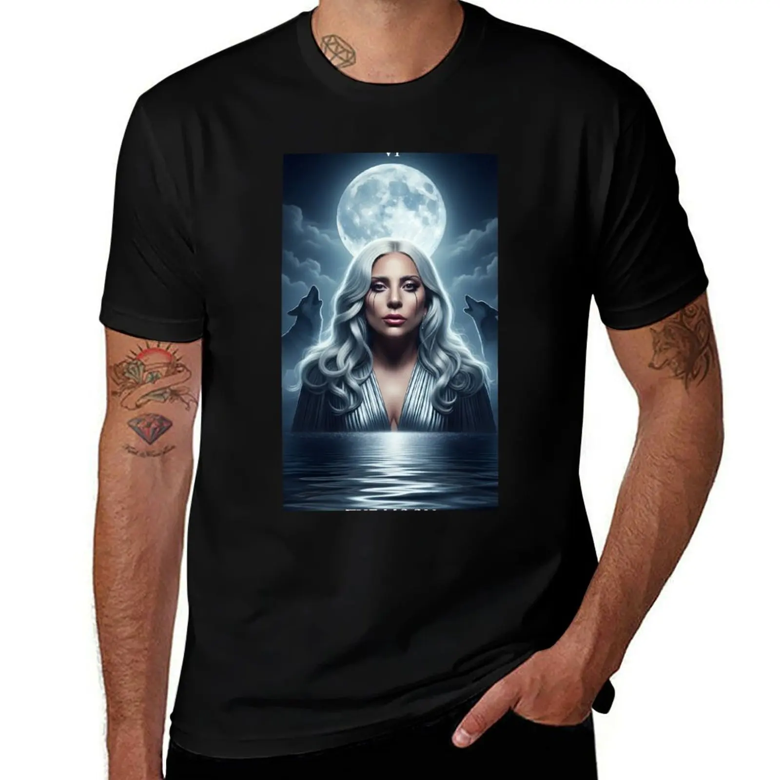 Lady Gaga Tarot. The Moon T-Shirt boys whites Louboutins summer tops mens graphic t-shirts hip hop
Lady Gaga Tarot. The Moon T-Shirt boys whites Louboutins summer tops mens graphic t-shirts hip hop