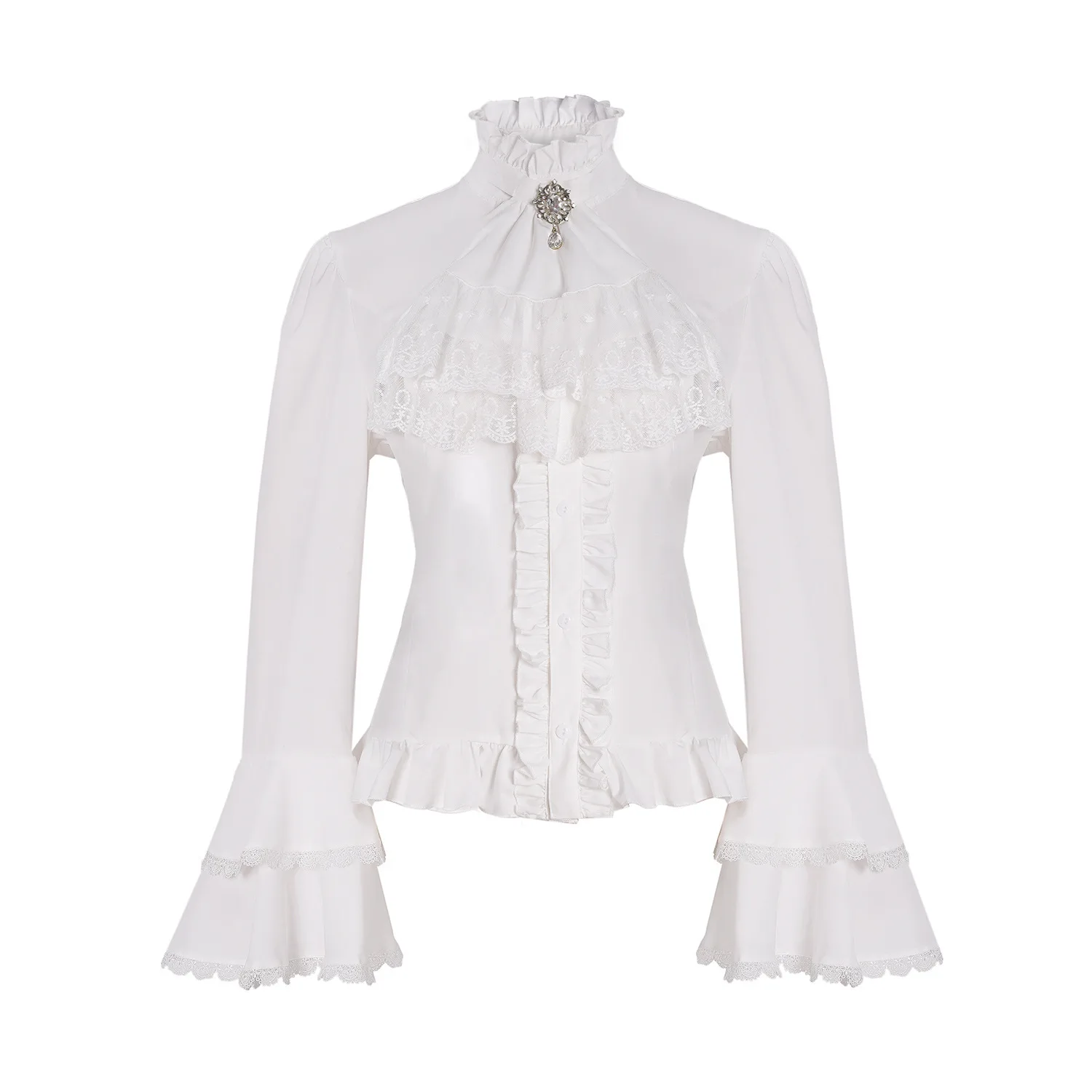 Lolita Retro Lolita Inner French Slim Shirt Long-sleeved Gothic Style Women's Top Women's Long Style
Lolita Retro Lolita Inner French Slim Shirt Long-sleeved Gothic Style Women's Top Women's Long Style