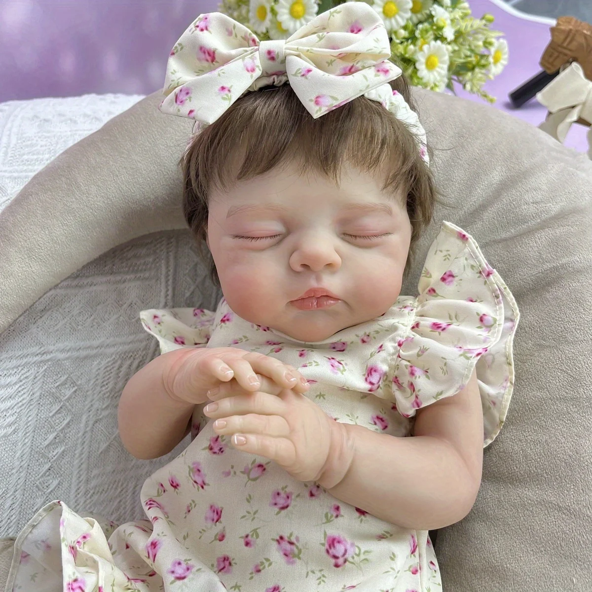 BZDOLL 48CM 3D-Paint With Visible Veins Reborn Baby Doll with Soft Cloth Body Lifelike Collectable Birthday Gift Bedtime Toy
BZDOLL 48CM 3D-Paint With Visible Veins Reborn Baby Doll with Soft Cloth Body Lifelike Collectable Birthday Gift Bedtime Toy