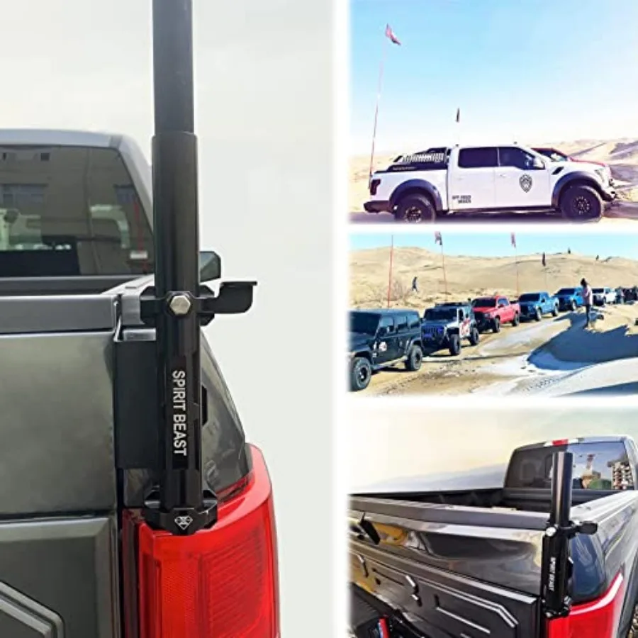 Truck Bed Flag Pole Holder Fit for 2015-2020 F150s Aluminium Alloy Tailgate Hinge Mounted Single Flag with Antenna Holder Kit a
Truck Bed Flag Pole Holder Fit for 2015-2020 F150s Aluminium Alloy Tailgate Hinge Mounted Single Flag with Antenna Holder Kit a