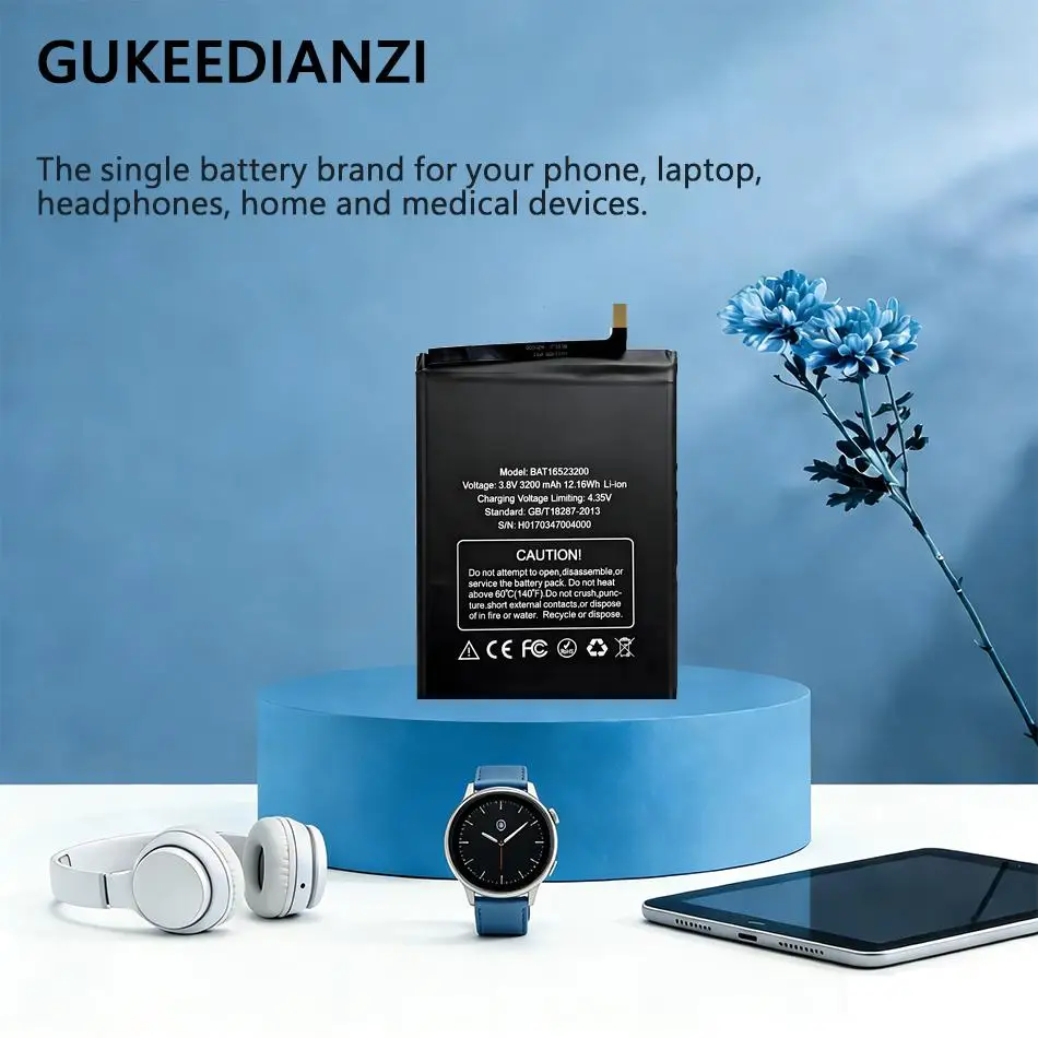 Аккумулятор для мобильного телефона BAT16523200 3200 мАч для Doogee Y6C 5,5 дюйма, быстрая зарядка, долговечный
Аккумулятор для мобильного телефона BAT16523200 3200 мАч для Doogee Y6C 5,5 дюйма, быстрая зарядка, долговечный