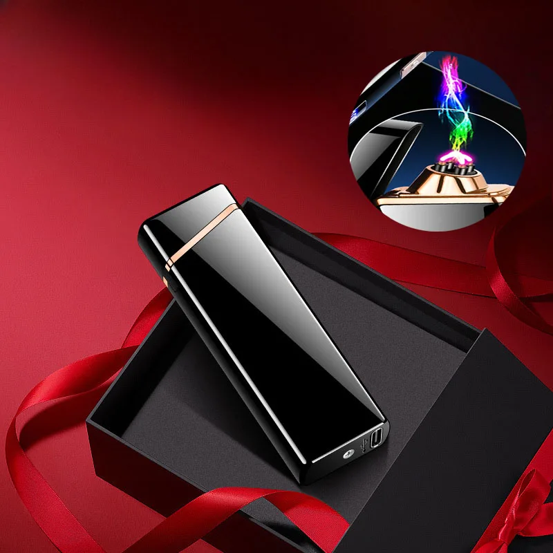 Double Arc Electronic USB Lighter For Girls Windproof Type-C Fast Charging Pulse Cigarette Lighter Men's Cigarette Accessories
Double Arc Electronic USB Lighter For Girls Windproof Type-C Fast Charging Pulse Cigarette Lighter Men's Cigarette Accessories