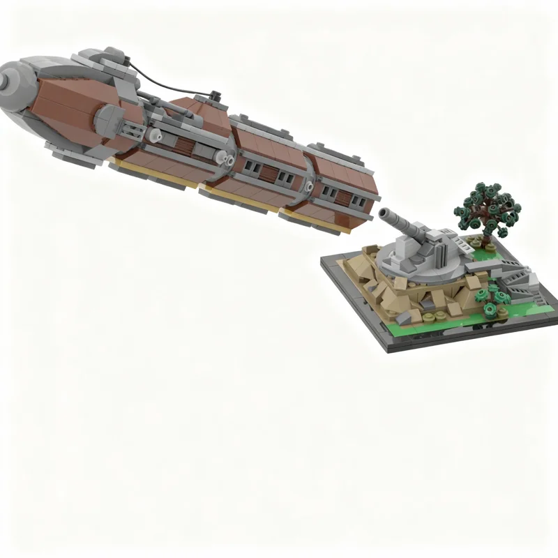 340pcs MOC Jules Verne Moon Vehicle Cannon Books Model Building Blocks Construction Toy Christmas Gifts DIY Creative Idea Brick
340pcs MOC Jules Verne Moon Vehicle Cannon Books Model Building Blocks Construction Toy Christmas Gifts DIY Creative Idea Brick
