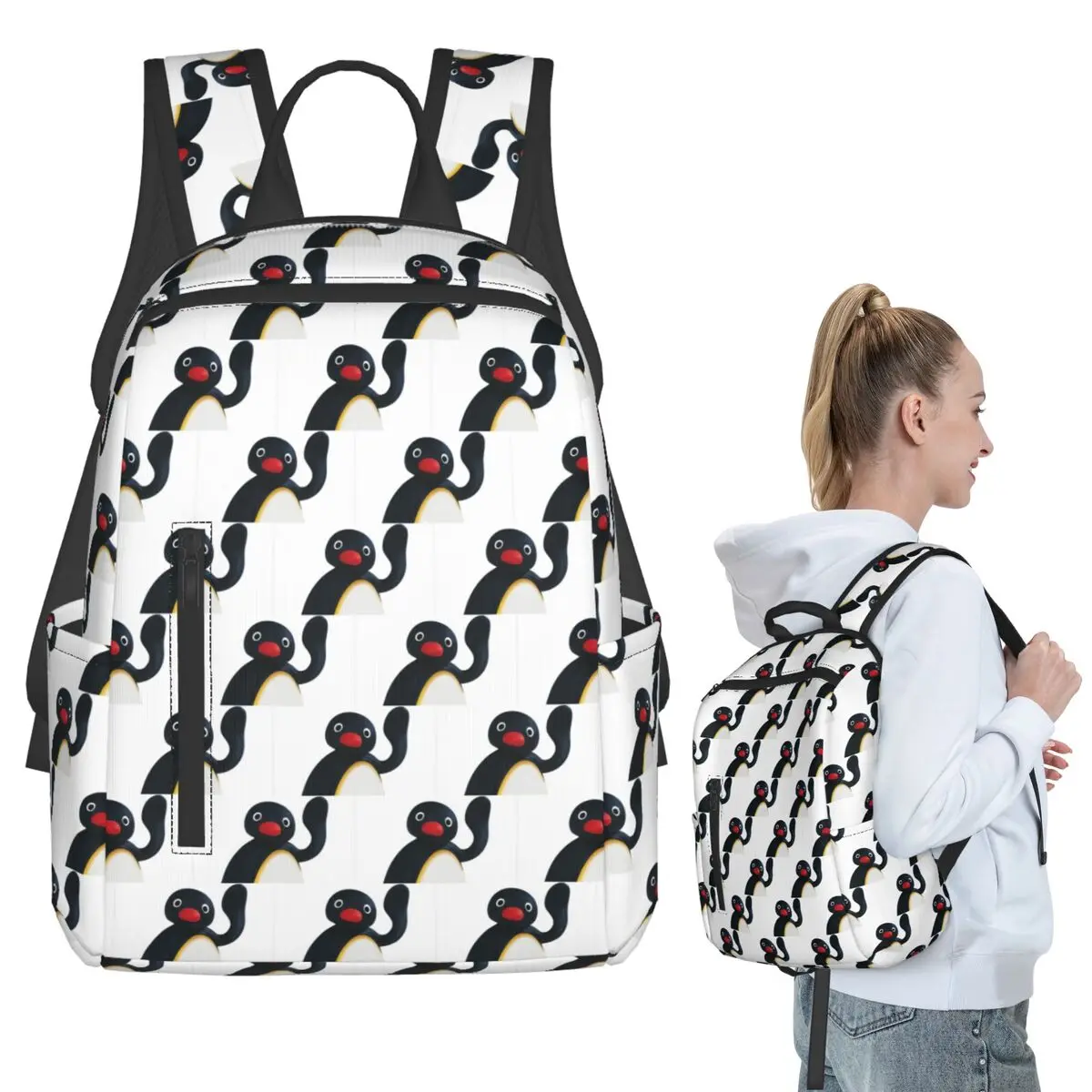Penguin Backpack Student BookBag Children School Bag Laptop Shoulder Bags Boys Girls
Penguin Backpack Student BookBag Children School Bag Laptop Shoulder Bags Boys Girls