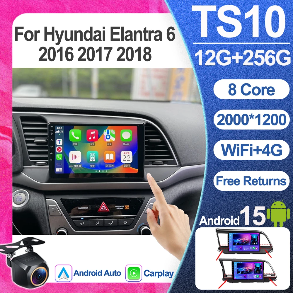 2 Din Android15 For Hyundai Elantra 6 2016 2017 2018 Multimedia Player Navigation Carplay Audio Auto Speakers No Dvd Wifi 5g Gps
2 Din Android15 For Hyundai Elantra 6 2016 2017 2018 Multimedia Player Navigation Carplay Audio Auto Speakers No Dvd Wifi 5g Gps