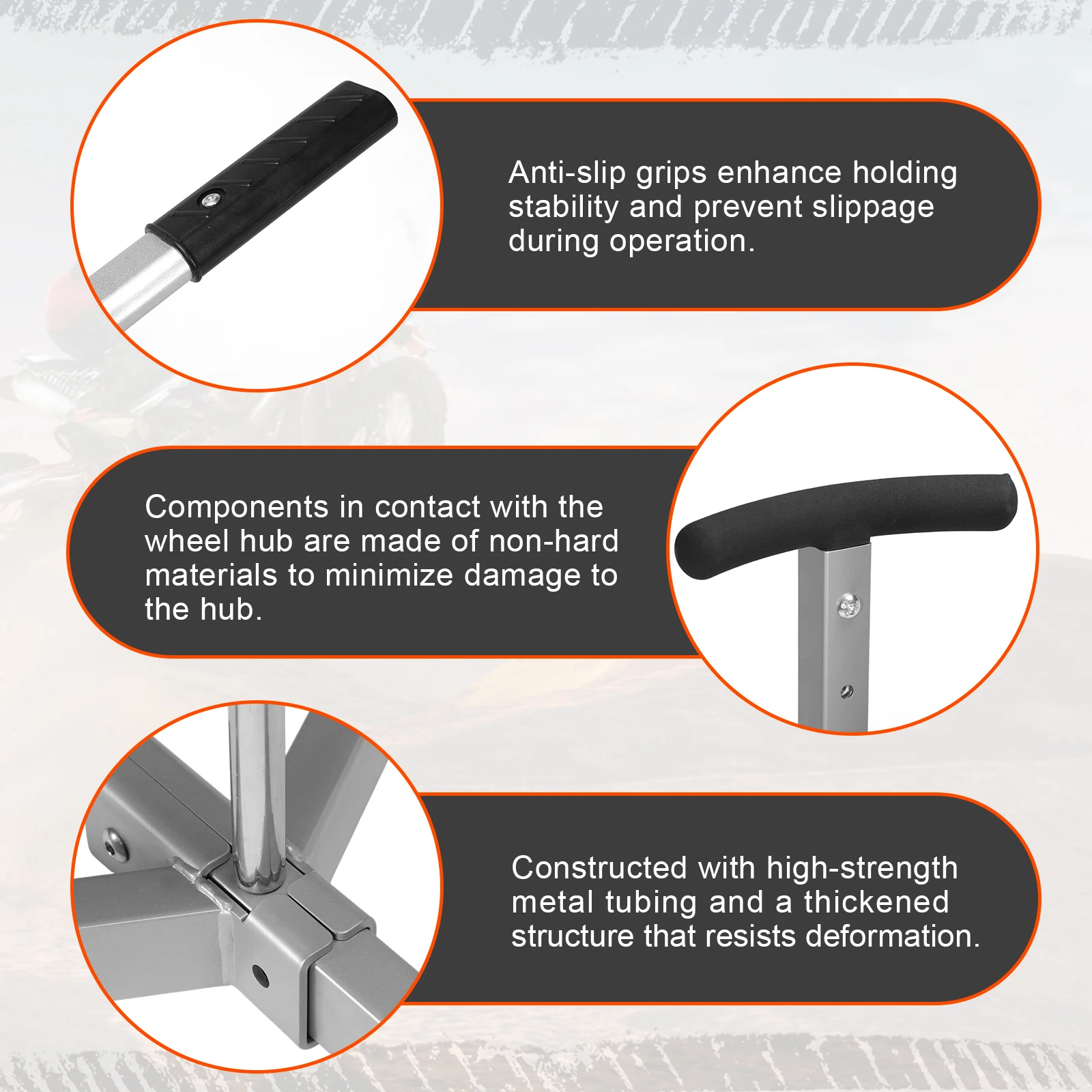 Motorcycle Tire Repair Kit for Motorcycle 16in To 21in Wheels Portable Hand Bead Breaker Tire Machine Automotive Car Accessories
Motorcycle Tire Repair Kit for Motorcycle 16in To 21in Wheels Portable Hand Bead Breaker Tire Machine Automotive Car Accessories