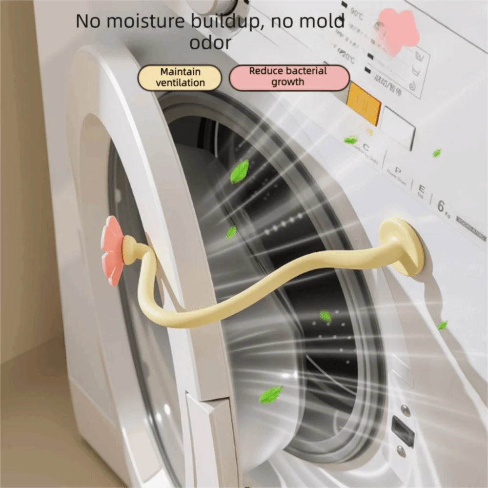 Magnetic Base Washing Machine Door Stopper Removable Flower Ventilation Buckle Front Load Machine Prop Support Frame
Magnetic Base Washing Machine Door Stopper Removable Flower Ventilation Buckle Front Load Machine Prop Support Frame