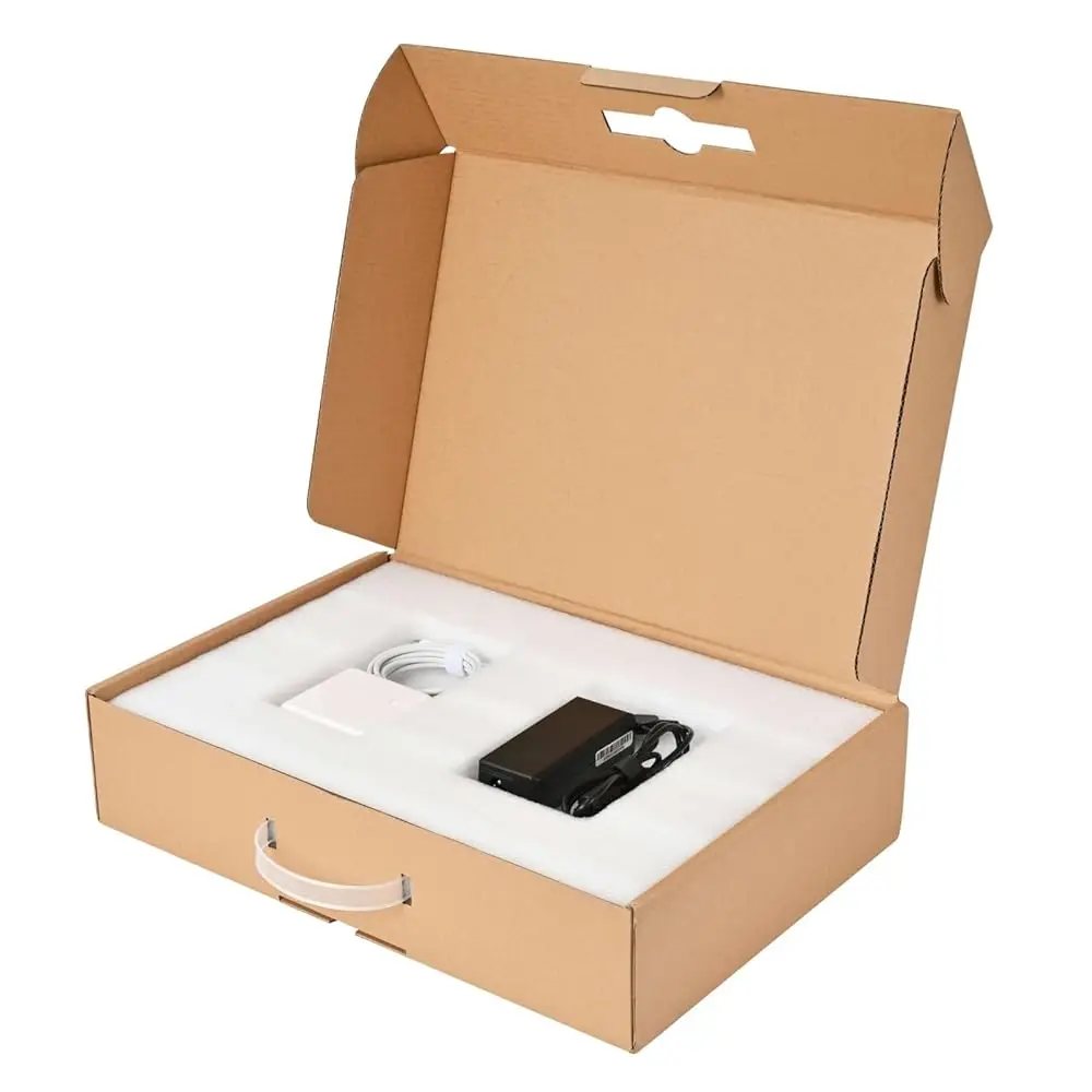 Laptop Shipping Box Secure Mailer Box Laptop Boxes with Foam Protection and Carrying Handle, Fits Laptop Screen Sizes Up
Laptop Shipping Box Secure Mailer Box Laptop Boxes with Foam Protection and Carrying Handle, Fits Laptop Screen Sizes Up