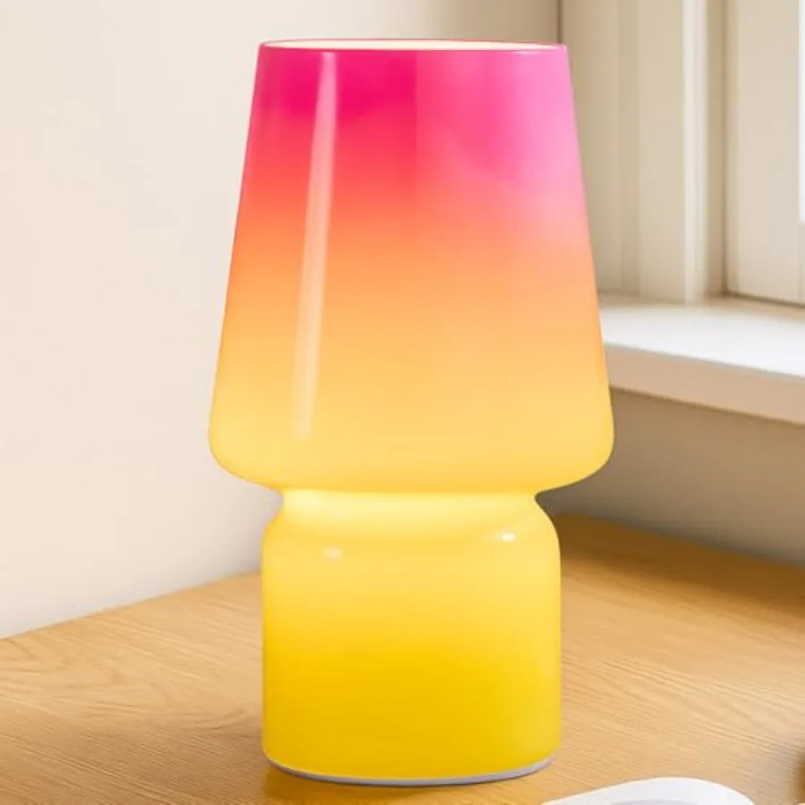 Mushroom Lamp, Mother's Day Gifts, Small Table Lamp, Cute Nightstand Kitchen Mini Lamp, Glass Table Lamp, Suitable for Bedrooms
Mushroom Lamp, Mother's Day Gifts, Small Table Lamp, Cute Nightstand Kitchen Mini Lamp, Glass Table Lamp, Suitable for Bedrooms