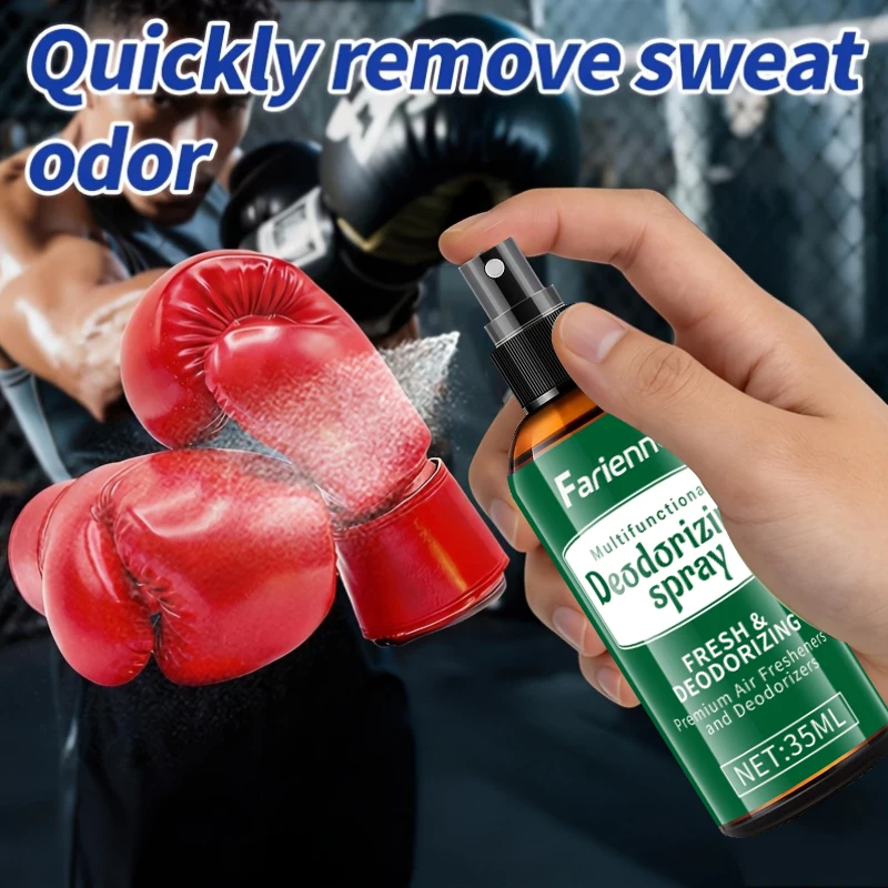 Multifunctional Odor Eliminator Spray, For Boxing Gloves, Shoes, Locker & Gym Gear, Long-Lasting Fresh Deodorant
Multifunctional Odor Eliminator Spray, For Boxing Gloves, Shoes, Locker & Gym Gear, Long-Lasting Fresh Deodorant