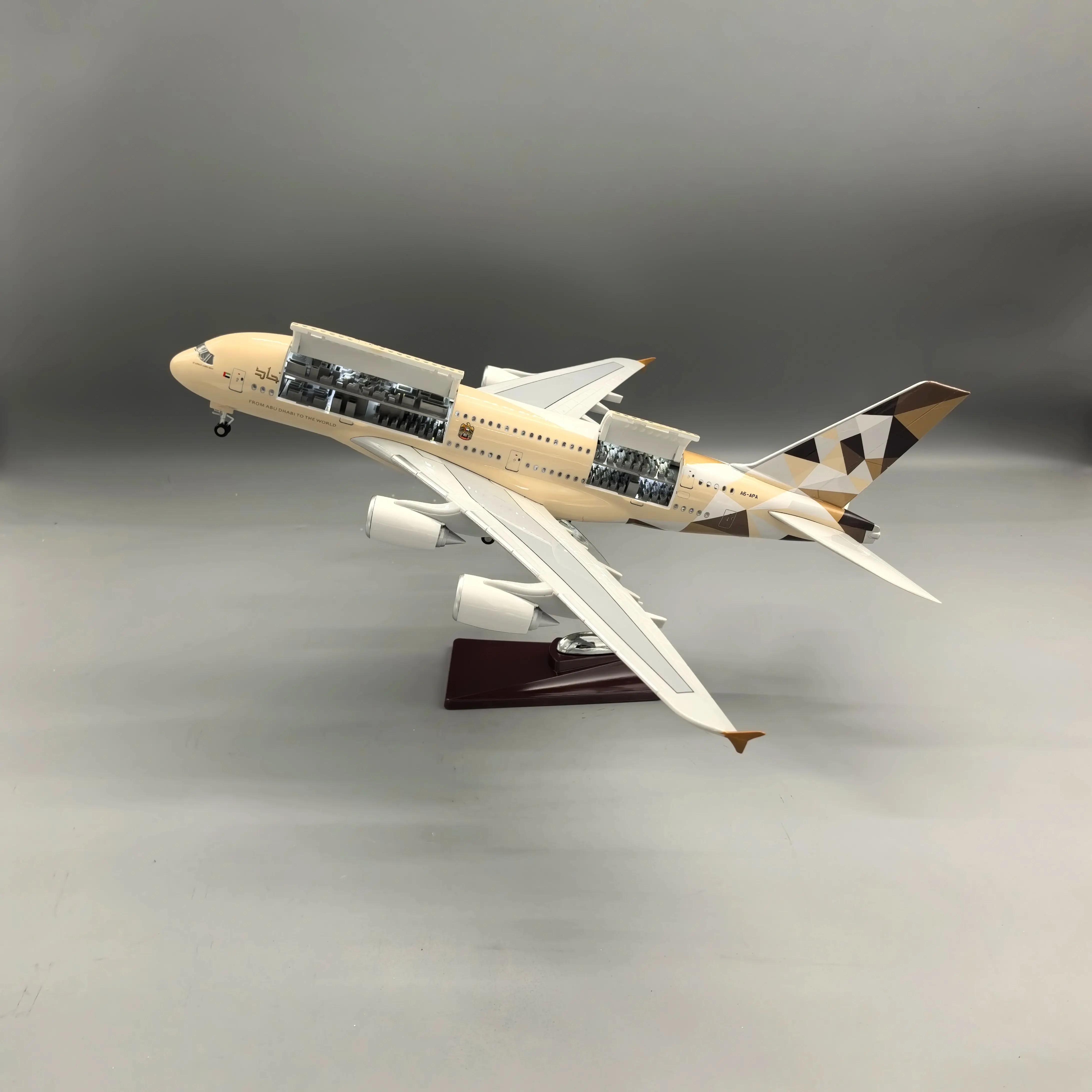 1/160 Scale Etihad A380 Diecast Resin Aircraft Model Kit Openable Door For Aviation Enthusiasts Gifts Airplanes Decoration Home
1/160 Scale Etihad A380 Diecast Resin Aircraft Model Kit Openable Door For Aviation Enthusiasts Gifts Airplanes Decoration Home