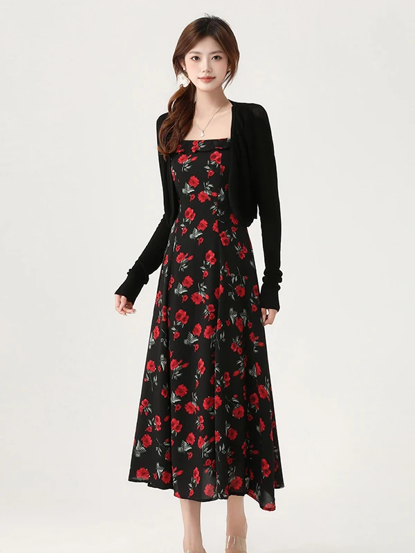 Summer New Women's Floral Print Sunscreen Cardigan Set Tea Break Casual Style Two-Piece Suit Comfortable Fit Sleeveless Dress
Summer New Women's Floral Print Sunscreen Cardigan Set Tea Break Casual Style Two-Piece Suit Comfortable Fit Sleeveless Dress