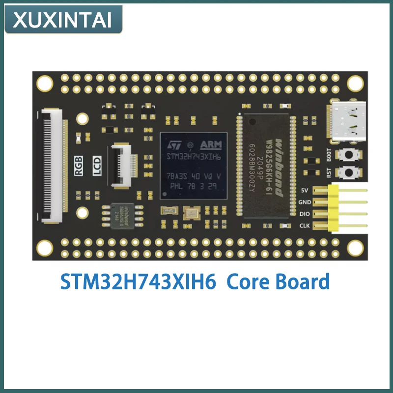 1PCS New Original STM32H743XIH6 Core Board STM32H743 Development Board 480MHz 2MBFlash, 1M SRAM
1PCS New Original STM32H743XIH6 Core Board STM32H743 Development Board 480MHz 2MBFlash, 1M SRAM