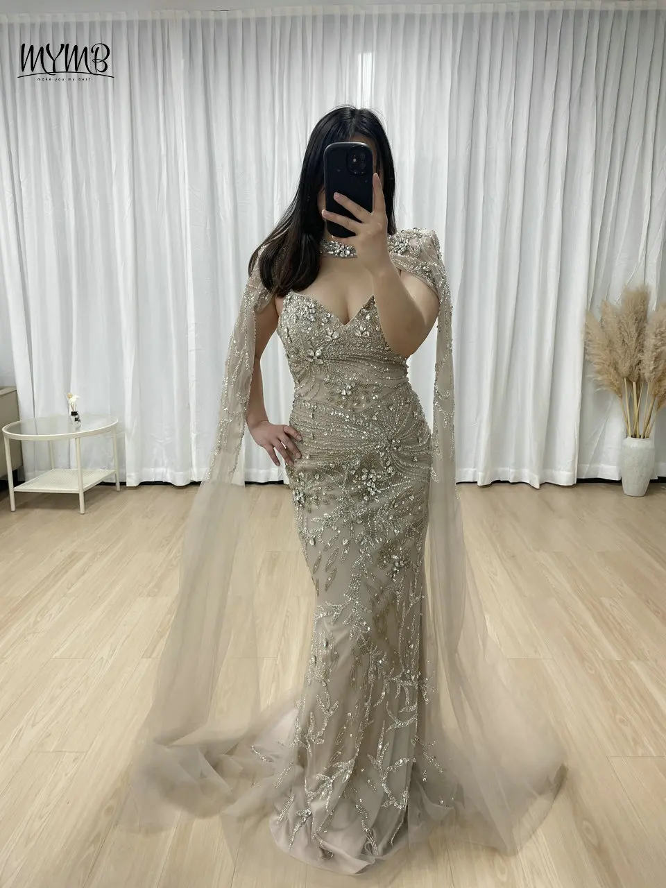 MYMB Новое поступление, потрясающее вечернее платье русалки с бисером и съемными рукавами-накидкой, роскошное вечернее платье-футляр без шнуровки MB40236-2
MYMB Новое поступление, потрясающее вечернее платье русалки с бисером и съемными рукавами-накидкой, роскошное вечернее платье-футляр без шнуровки MB40236-2