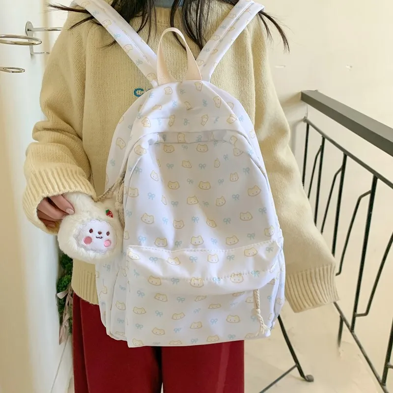 2025 New Cute Floral Sweet Cartoon Cat dog print schoolbag College Student Junior High School Student Backpack
2025 New Cute Floral Sweet Cartoon Cat dog print schoolbag College Student Junior High School Student Backpack