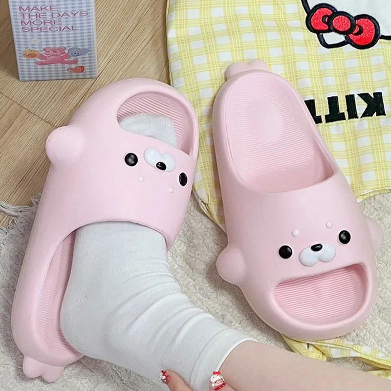 Seal Slipper Men Bear Cute Cloud Sandals Summer Flip Flops Beach Slides House Casual Room Home Shoes Kawai Flat Female Eva Women
Seal Slipper Men Bear Cute Cloud Sandals Summer Flip Flops Beach Slides House Casual Room Home Shoes Kawai Flat Female Eva Women