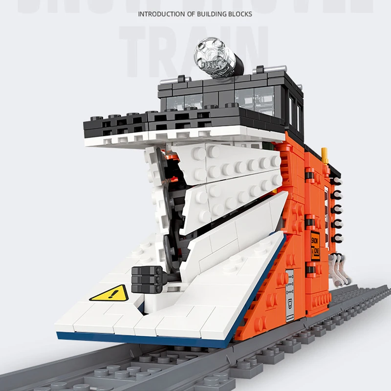 IN STOCK MOC Technical Snow Plow Locomotive Building Blocks Assembling Train Tracks Bricks Model Toys for Boys Christmas Gift
IN STOCK MOC Technical Snow Plow Locomotive Building Blocks Assembling Train Tracks Bricks Model Toys for Boys Christmas Gift