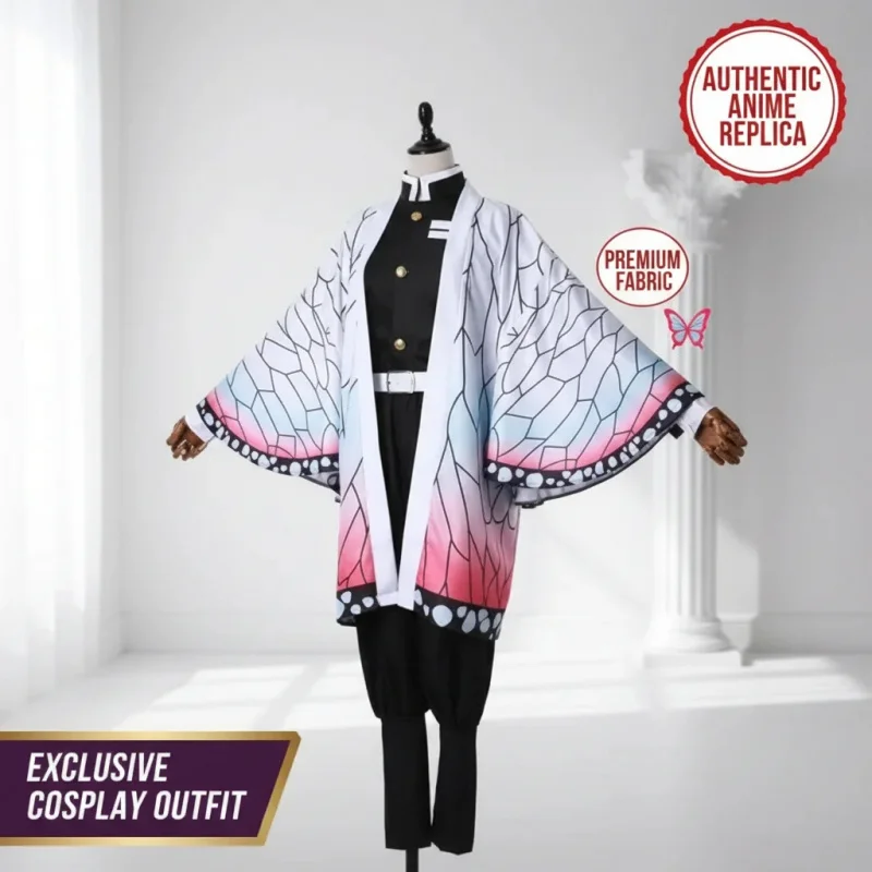 ☆YunCos Kochou Shinobu Anime Cosplay Costume for Women, Butterfly Clip Uniform Coat, Halloween Outfit☆
☆YunCos Kochou Shinobu Anime Cosplay Costume for Women, Butterfly Clip Uniform Coat, Halloween Outfit☆